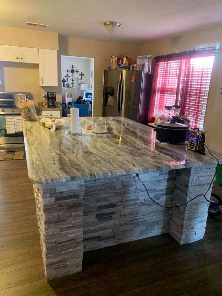 Custom Granite Island